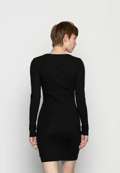 Even&Odd Damen JERSEYKLEID BASIC - Etuikleid - Black -Even Und Odd Verkäufe 7f13217f87084e3e83a52b6fee71999f