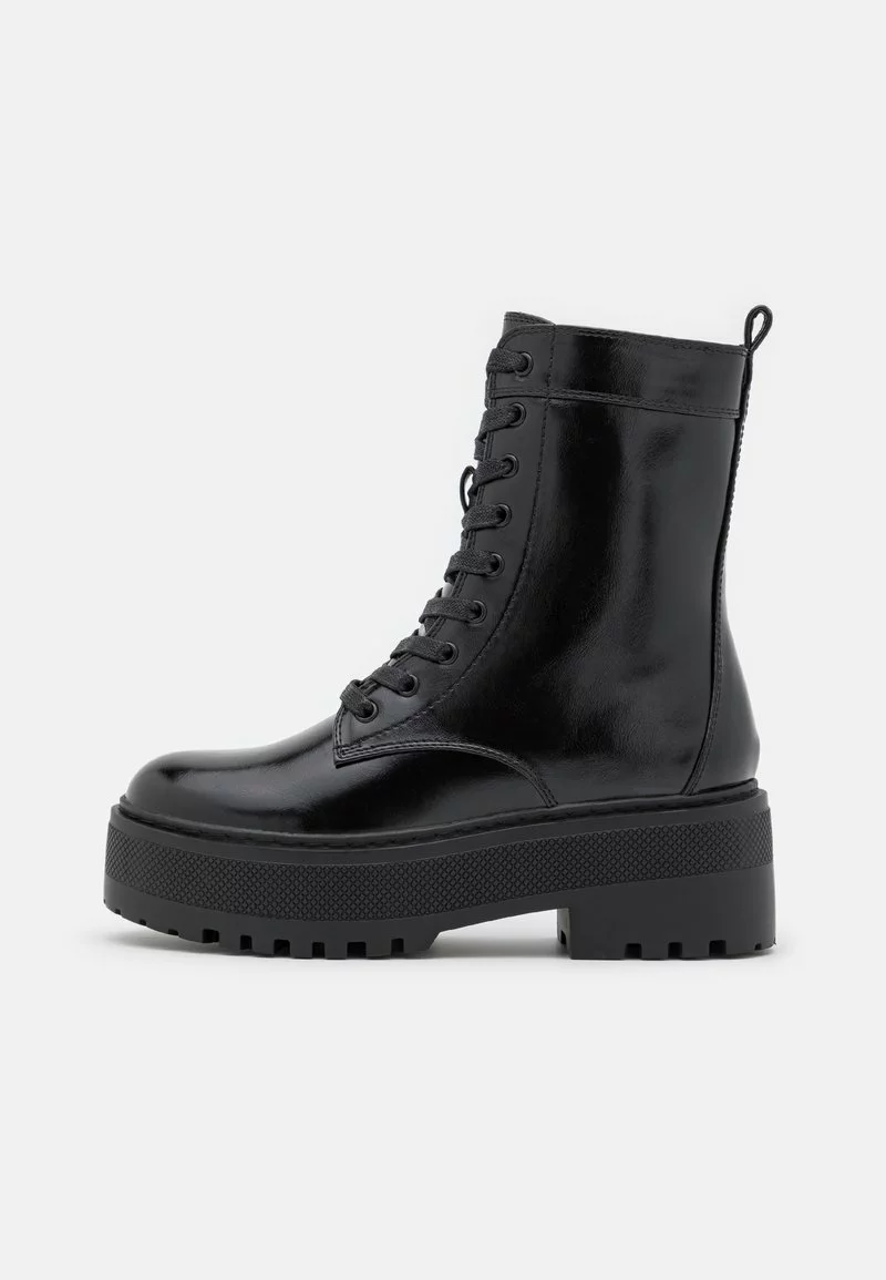 Even&Odd Damen Schnürstiefelette - Black 4 Even&Odd Damen Schnürstiefelette - Black – Bild 2