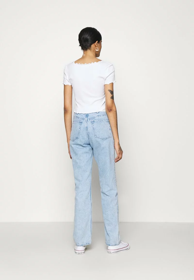 Even&Odd Damen T-Shirt Basic - White 5 Even&Odd Damen T-Shirt Basic - White – Bild 3