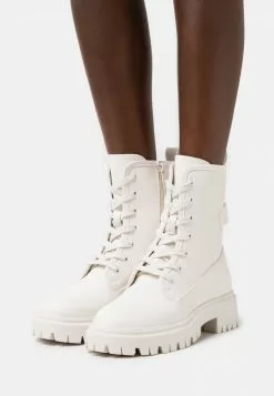 Even&Odd Damen Plateaustiefelette - Offwhite