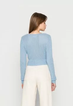 Even&Odd Damen Strickpullover - Light Blue -Even Und Odd Verkäufe 7fc9e6ae4b0a45bb863a571e103273cd
