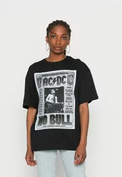 Even&Odd Damen T-Shirt Print - Black