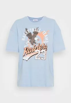 Even&Odd Damen T-Shirt Print - Blue -Even Und Odd Verkäufe 81cfd359720f4347968204df6f19137c