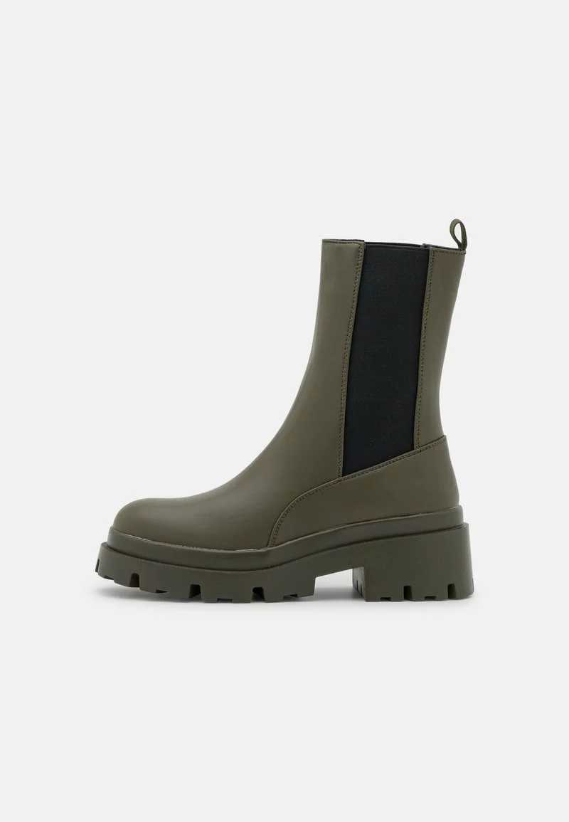 Even&Odd Damen Plateaustiefelette - Khaki 4 Even&Odd Damen Plateaustiefelette - Khaki – Bild 2