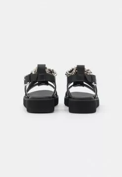 Even&Odd Damen Riemensandalette - Black -Even Und Odd Verkäufe 8368a84255384b1e9de944bc756c98d5