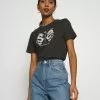 Even&Odd HATTIE MIRRORED DRAGONS TEE - T-Shirt Print - 801 - Anthracite | Damen -Even Und Odd Verkäufe 84adf9f2e6704871a4de83595ee1e3ff