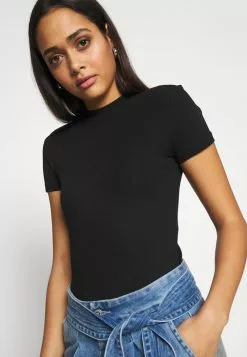 Even&Odd Damen T-Shirt Basic - Black -Even Und Odd Verkäufe 84c0f2c60955427c8eb4cfa06e385f02