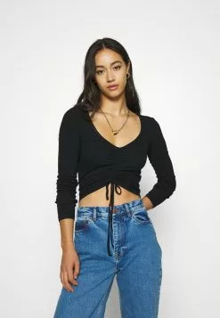 Even&Odd Damen Langarmshirt - Black