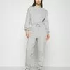 Even&Odd Damen SWEAT - Oversized Comfy - Jumpsuit - Light Grey -Even Und Odd Verkäufe 85ad5ef94f754a818a52011f475f6fef
