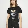 Even&Odd HATTIE MOON AND BUTTERLY TEE - T-Shirt Print - Black | Damen -Even Und Odd Verkäufe 85e3cb2a53cb429c8f695b5e3ac6c77b