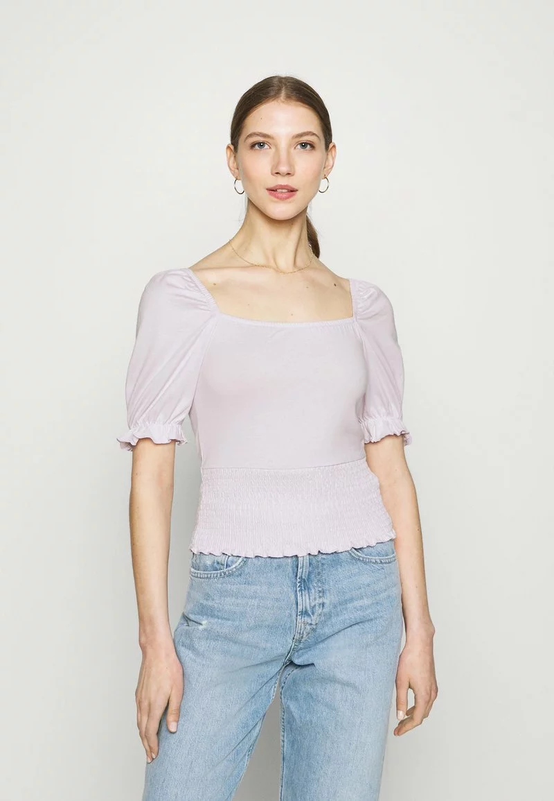 Even&Odd T-Shirt Basic - Lilac | Damen 3 Even&Odd T-Shirt Basic - Lilac | Damen