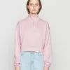 Even&Odd Damen CROPPED WITH HALF ZIP COLLAR - Sweatshirt - Light Pink -Even Und Odd Verkäufe 8863b186ceac42c58362670f2f9d49b1