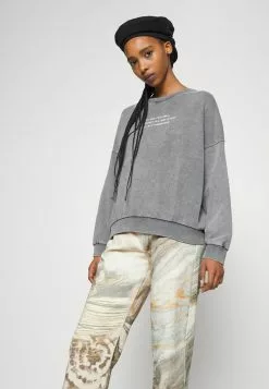 Even&Odd Damen OVERSIZED PRINT - Sweatshirt - Grey -Even Und Odd Verkäufe 88d30cff58874277bd4b6de6ca3d9b32