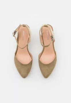 Even&Odd Plateausandalette - Khaki | Damen -Even Und Odd Verkäufe 88f777464c9c43c18eee641254979881