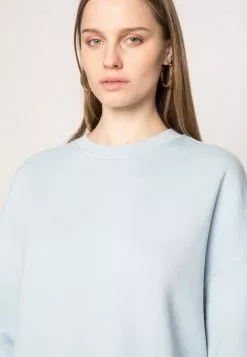 Even&Odd Damen Sweatshirt - Light Blue -Even Und Odd Verkäufe 8a7a702ea1984259a165c82a402cd411