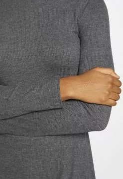 Even&Odd Damen Jerseykleid - Dark Grey -Even Und Odd Verkäufe 8a81911ad1554ac1a9307d755ddcb150