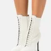 Even&Odd Schnürstiefelette - White | Damen -Even Und Odd Verkäufe 8cd43c9d86be4865af5961ebc036661c
