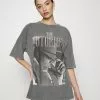Even&Odd Damen T-Shirt Print - Grey -Even Und Odd Verkäufe 8d524c28a4a54e5e9f5a5f0f1fdc2531
