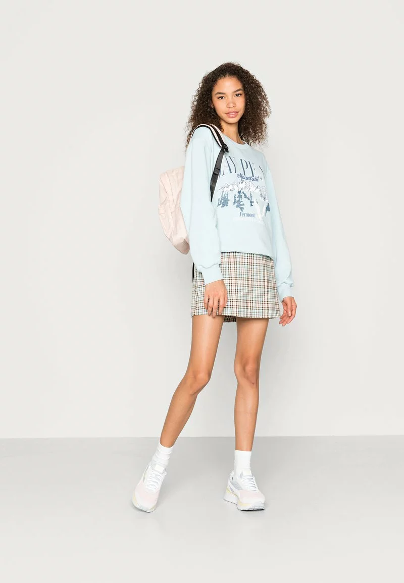 Even&Odd Damen PRINTED OVERSIZED - Sweatshirt - Light Blue 4 Even&Odd Damen PRINTED OVERSIZED - Sweatshirt - Light Blue – Bild 2