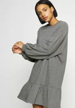 Even&Odd Damen SWEAT - Mini Volant Dress - Freizeitkleid - Mottled Grey 11 Even&Odd Damen SWEAT - Mini Volant Dress - Freizeitkleid - Mottled Grey -Even Und Odd Verkäufe 8df53f84ce564dfcb1290de05950c714