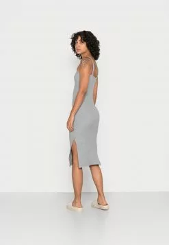 Even&Odd Jerseykleid - Mottled Grey | Damen -Even Und Odd Verkäufe 8e0c145ce404446692db6fa50b201abe