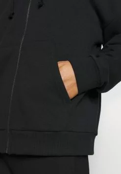 Even&Odd Damen OVERSIZED HOODED ZIP JACKET - Sweatjacke - Black -Even Und Odd Verkäufe 9071ca87ea0643b0b45b7ec29bd06d5c