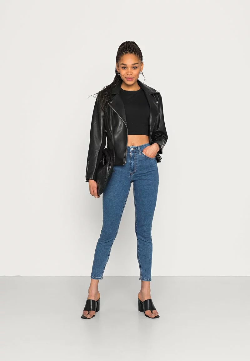 Even&Odd Damen Jeans Skinny Fit - Blue Denim 4 Even&Odd Damen Jeans Skinny Fit - Blue Denim – Bild 2