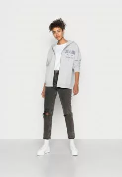 Even&Odd Damen EMBROIDERED OVERSIZED HOODED ZIP JACKET - Sweatjacke - Mottled Light Grey 8 Even&Odd Damen EMBROIDERED OVERSIZED HOODED ZIP JACKET - Sweatjacke - Mottled Light Grey -Even Und Odd Verkäufe 91a82739dd5f4ab8b9f94690f1a7ac7a