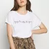 Even&Odd Damen MANDALA ENJOY THE LITTLE THINGS TEE - T-Shirt Print - White -Even Und Odd Verkäufe 91db9011ce62446f995df1cb538d6f83