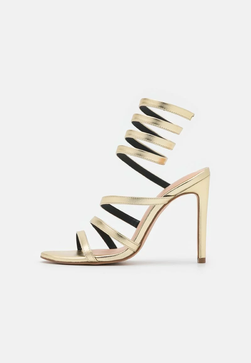 Even&Odd Damen Riemensandalette - Gold 4 Even&Odd Damen Riemensandalette - Gold – Bild 2