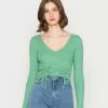 Even&Odd Damen Langarmshirt - Green