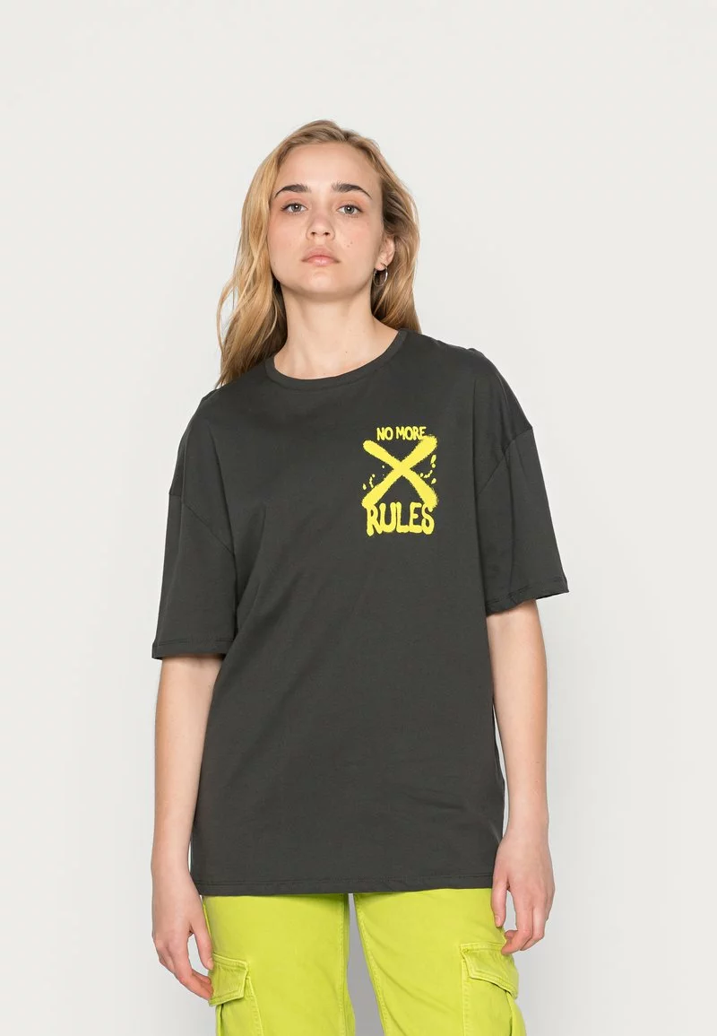 Even&Odd Damen T-Shirt Print - Anthracite 5 Even&Odd Damen T-Shirt Print - Anthracite – Bild 3