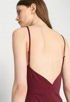 Even&Odd Damen Maxikleid - Dark Red -Even Und Odd Verkäufe 92d17d8c3f1648c19652de47cca2bbb3