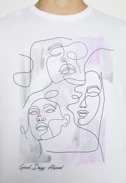 Even&Odd UNISEX - T-Shirt Print - White -Even Und Odd Verkäufe 93a363c2eec94142b0def11c0c6f560f