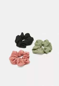 Even&Odd Damen 3 PACK - Haar-Styling-Accessoires - Pink/khaki/black