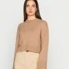 Even&Odd Strickpullover - Taupe | Damen