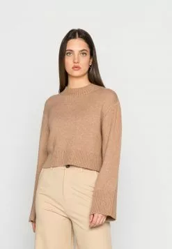 Even&Odd Strickpullover - Taupe | Damen