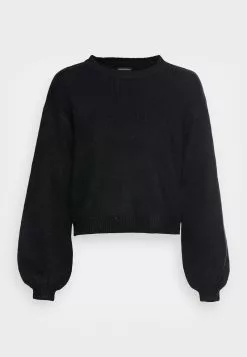 Even&Odd Damen BALLOON SLEEVE JUMPER - Strickpullover - Black 10 Even&Odd Damen BALLOON SLEEVE JUMPER - Strickpullover - Black -Even Und Odd Verkäufe 947eb77517d643edbfdd43e171873a55