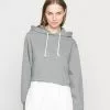 Even&Odd Damen Sweatshirt - Mottled Dark Grey