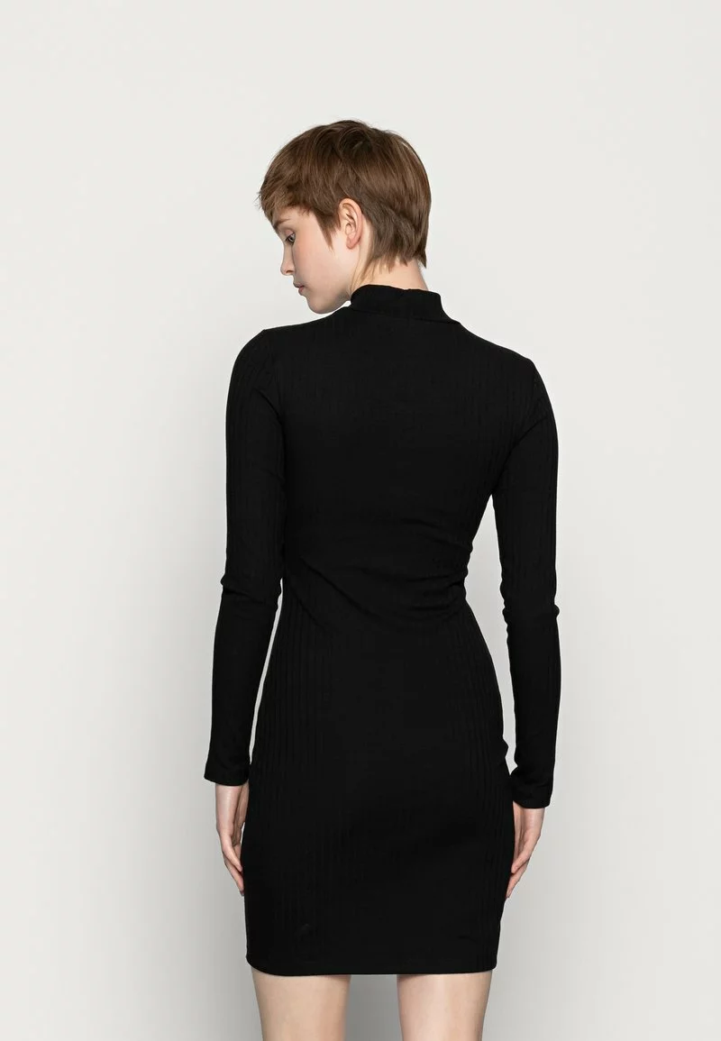 Even&Odd Damen BASIC - Jerseykleid - Black 5 Even&Odd Damen BASIC - Jerseykleid - Black – Bild 3