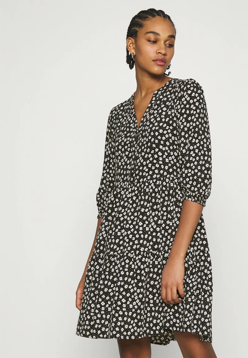 Even&Odd Damen Blusenkleid - Black/white 6 Even&Odd Damen Blusenkleid - Black/white – Bild 4