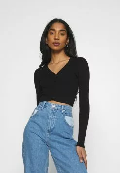 Even&Odd Damen Strickjacke - Black