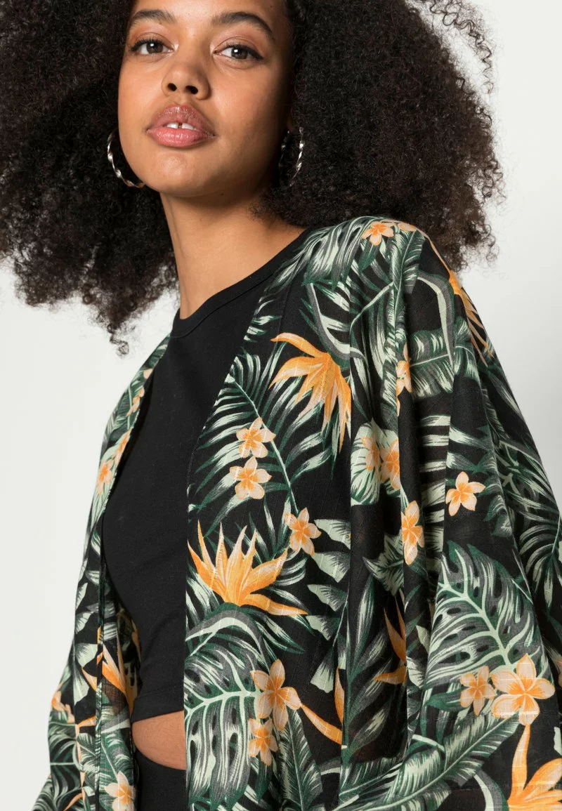 Even&Odd Damen Leichte Jacke - Black/green/yellow 7 Even&Odd Damen Leichte Jacke - Black/green/yellow – Bild 5