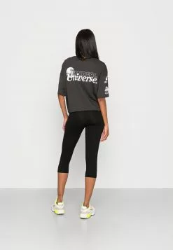 Even&Odd Damen 2 PACK - Leggings - Hosen - Black/mottled Dark Grey -Even Und Odd Verkäufe 9abfe6575d124272aac92a9a67bda940