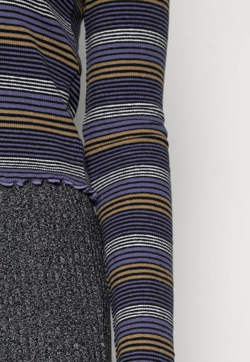 Even&Odd Damen CROPPED CREWNECK LONG SLEEVE - Langarmshirt - Blue 7 Even&Odd Damen CROPPED CREWNECK LONG SLEEVE - Langarmshirt - Blue – Bild 5