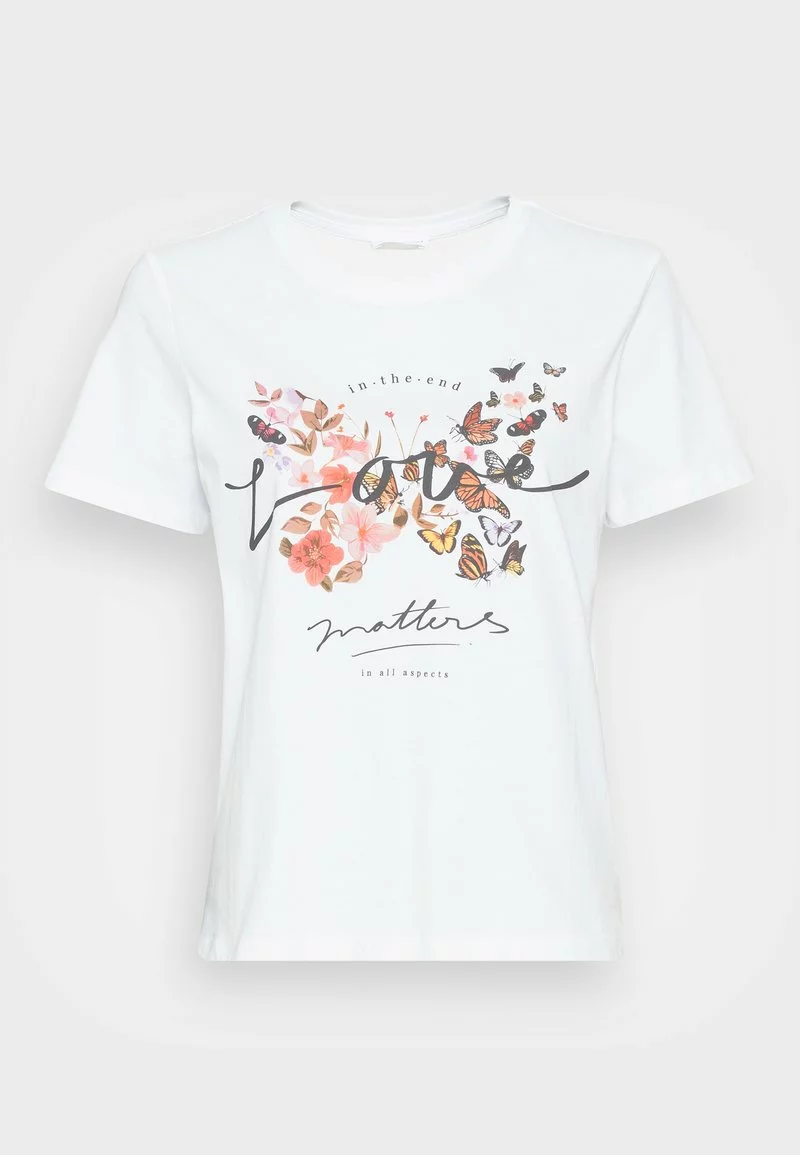 Even&Odd Damen T-Shirt Print - White 6 Even&Odd Damen T-Shirt Print - White – Bild 4