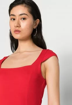 Even&Odd Damen Jerseykleid - Red -Even Und Odd Verkäufe 9d3191cf991042e8b8a67029566a71ce