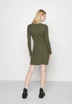 Even&Odd Ribbed Button Through Mini Dress - Strickkleid - Green | Damen 10 Even&Odd Ribbed Button Through Mini Dress - Strickkleid - Green | Damen -Even Und Odd Verkäufe 9d43618e42274282962946bfa82091f7