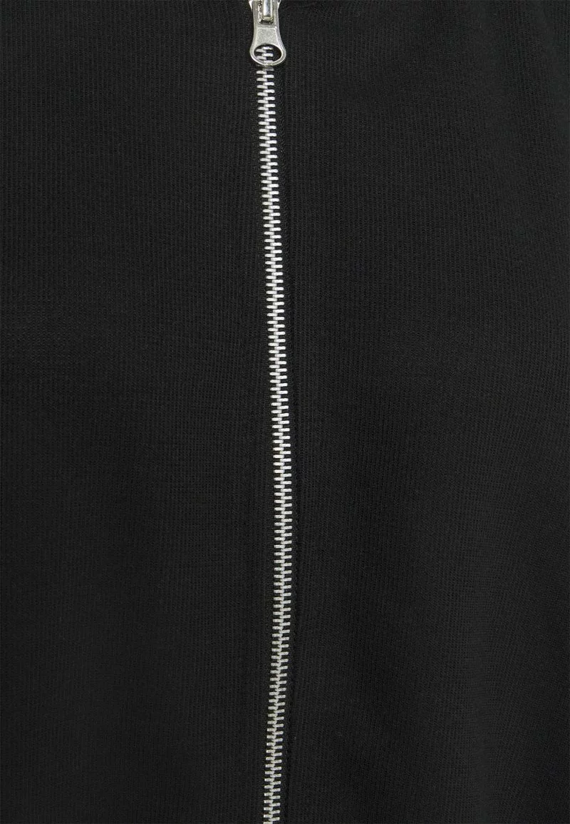 Even&Odd Damen Ribbed Zip Though Hooded Sweat Jacket - Sweatjacke - Black 7 Even&Odd Damen Ribbed Zip Though Hooded Sweat Jacket - Sweatjacke - Black – Bild 5