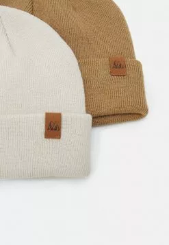Even&Odd Damen 2 PACK - Mütze - Off-white/camel -Even Und Odd Verkäufe a0f1b0eb182543709e5ff208d577052c